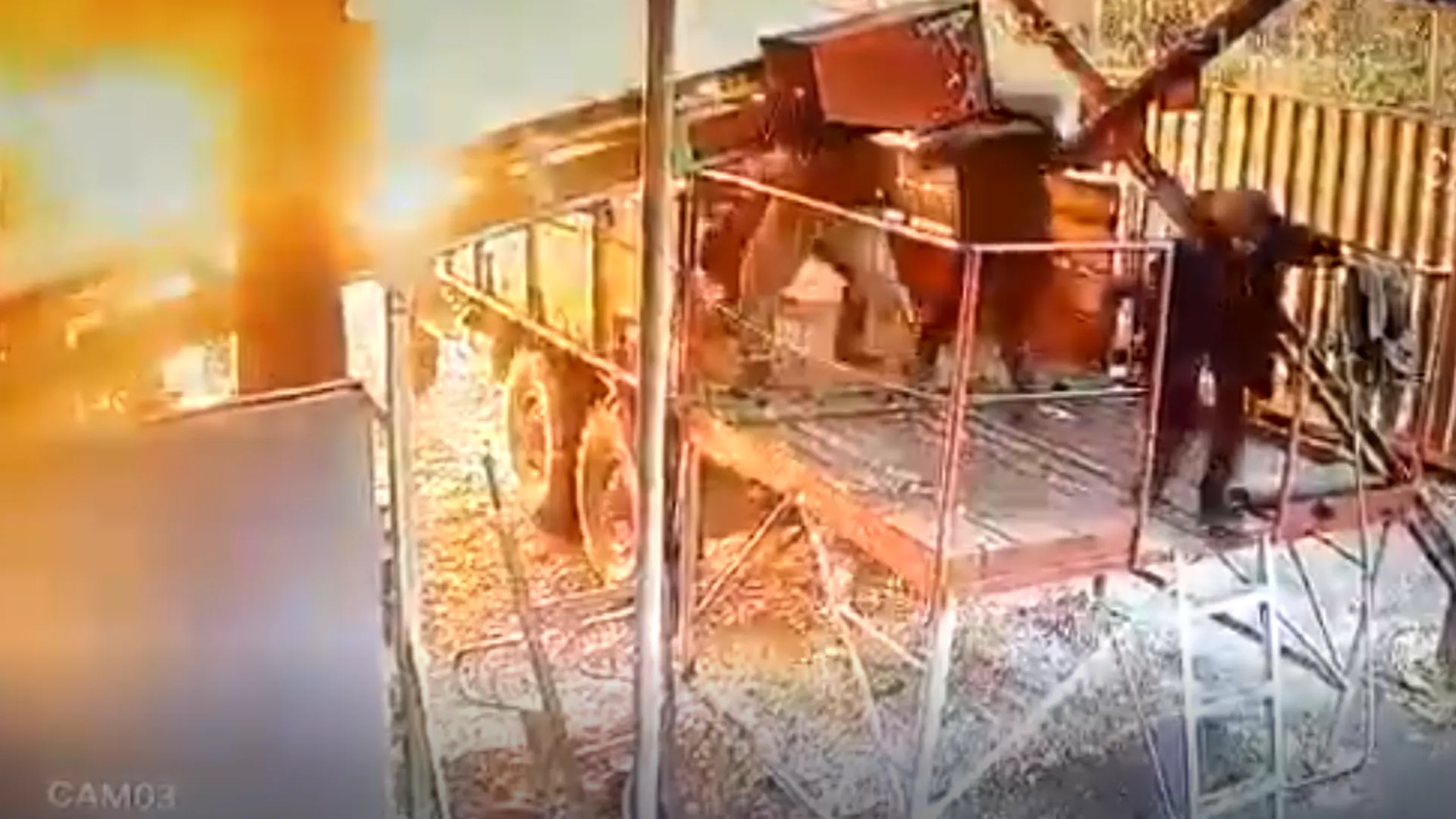 Появилось видео взрыва на пороховом заводе под Рязанью