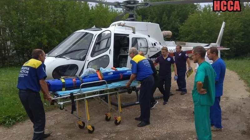 Женщину с ожогами 25% тела госпитализировали вертолетом в МО