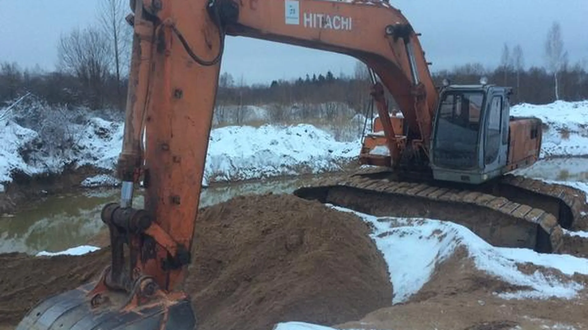 В Волоколамском районе пресекли незаконную добычу песка