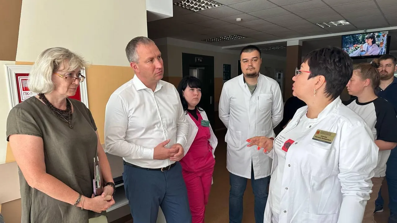 Глава Наро-Фоминского горокруга посетил Детскую поликлинику и обсудил качество медобслуживания