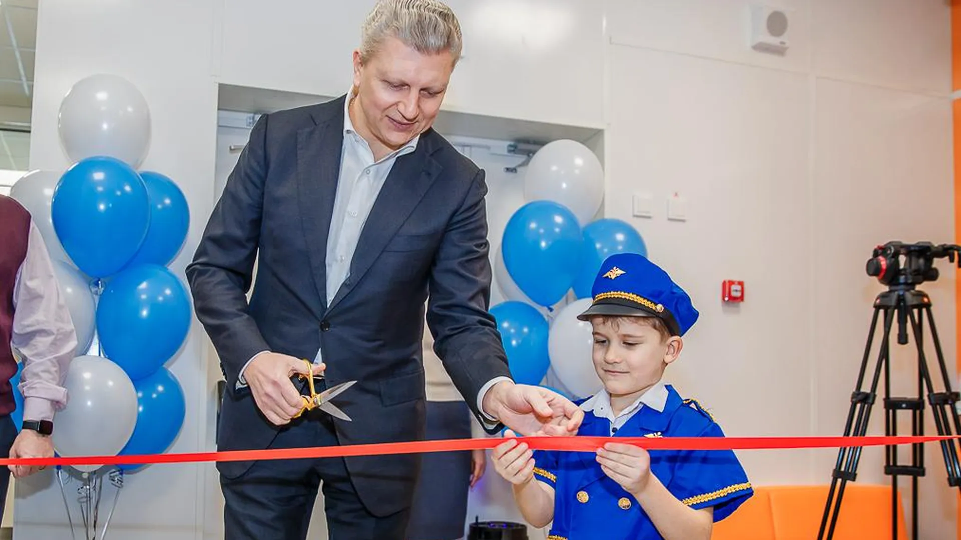Глава Одинцово вместе с жителями Трехгорки открыл новый детский сад