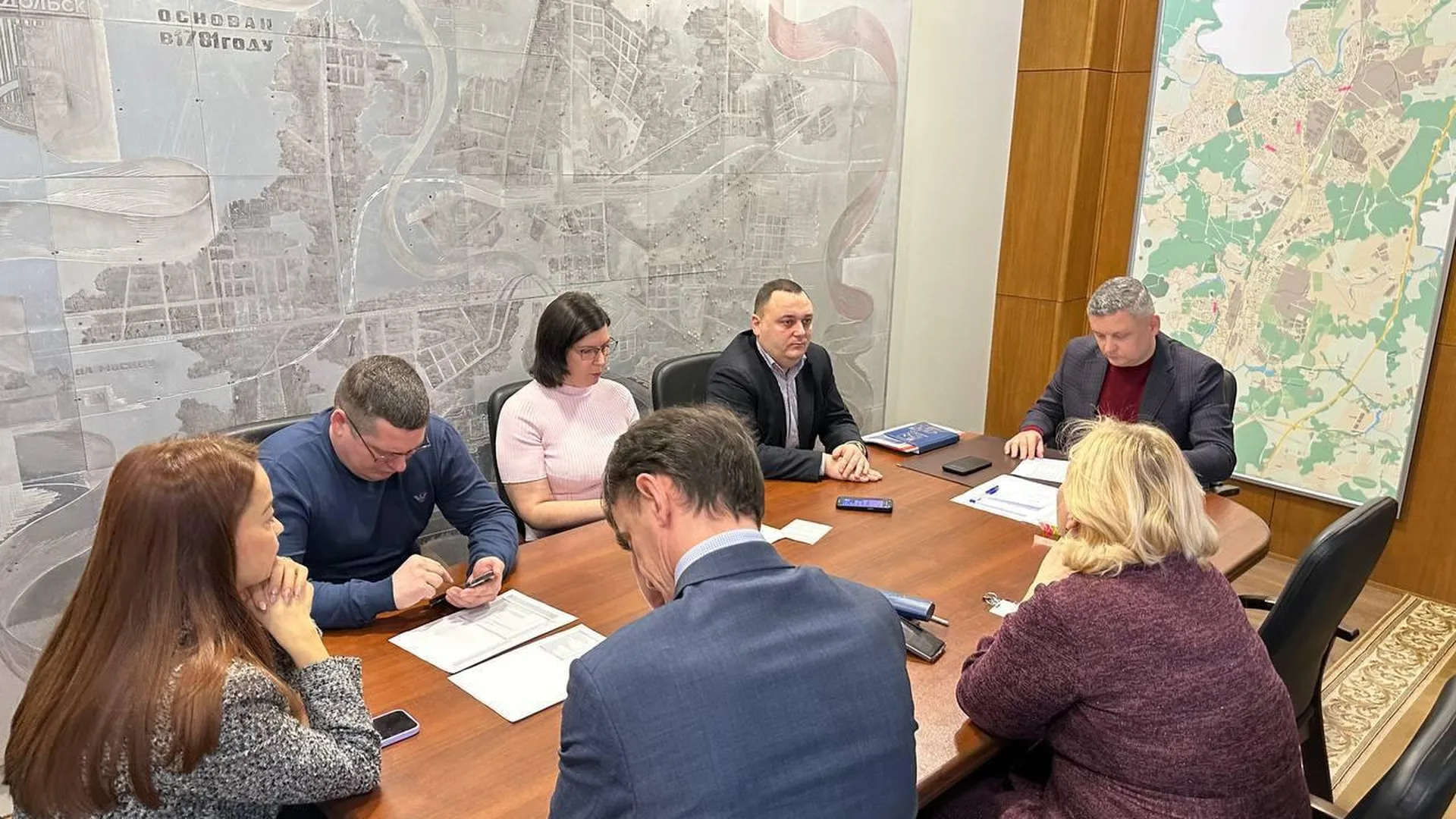 В администрации Подольска обсудили вопросы отопления