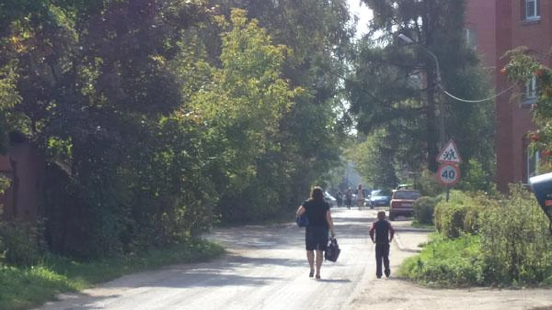 Дети Мытищинского района добираются до школы пешком 