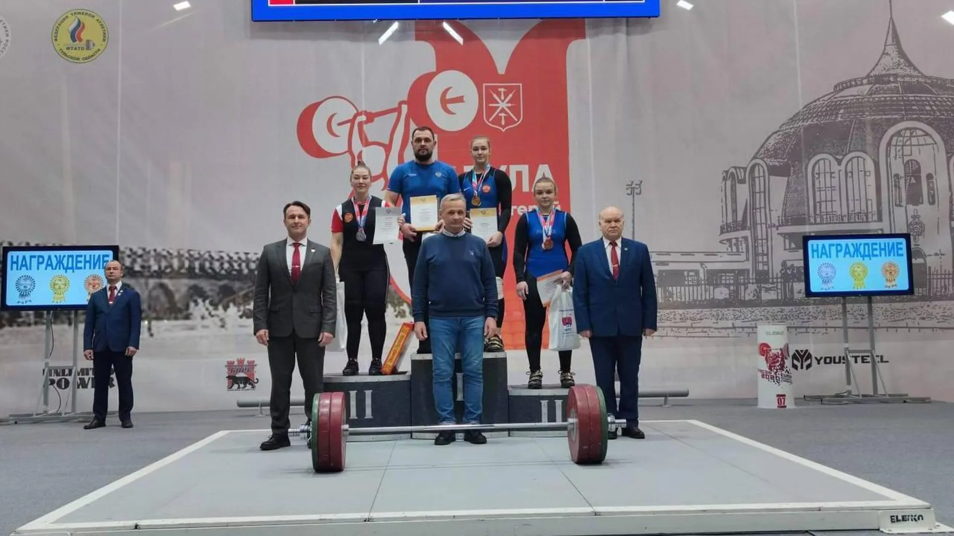 Подмосковные спортсмены завоевали семь медалей на Кубке России по тяжелой атлетике