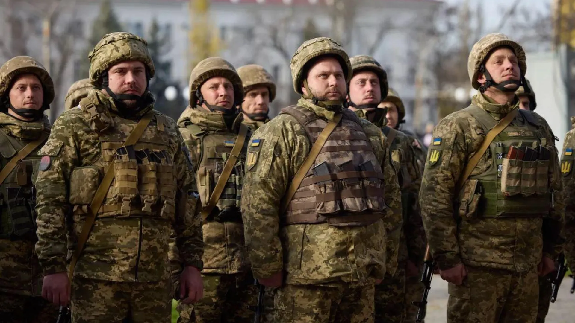 Солдаты ВСУ в Херсоне / Фото: офис президента Украины