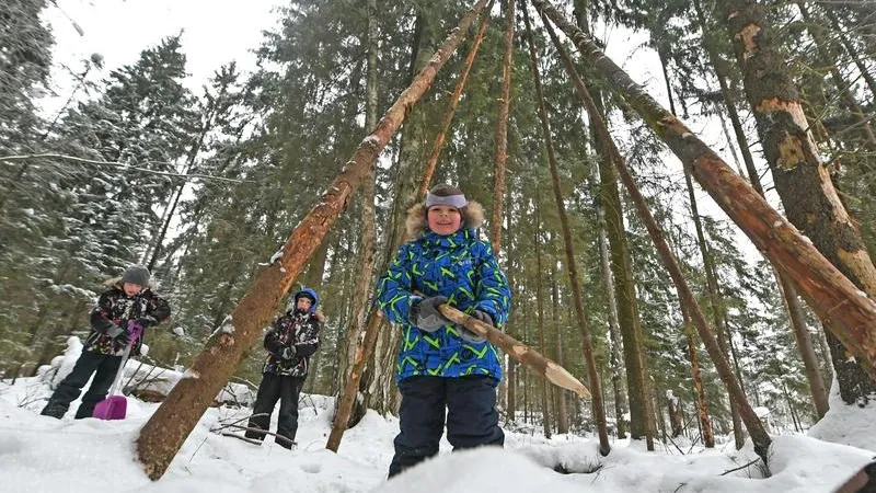 Выжившие: в Щелково для детей проводят уроки в лесу