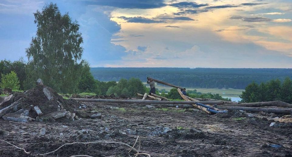 Смотровую площадку в Пущине благоустроят в едином стиле с Парком Победы