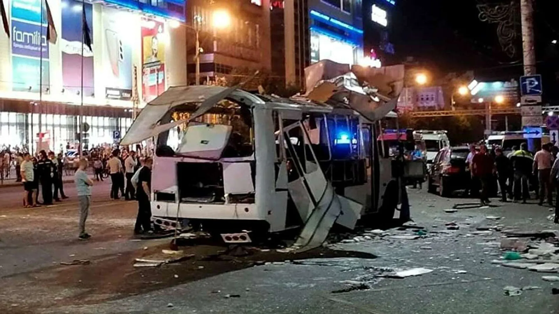 Число пострадавших при взрыве автобуса в Воронеже увеличилось до 25