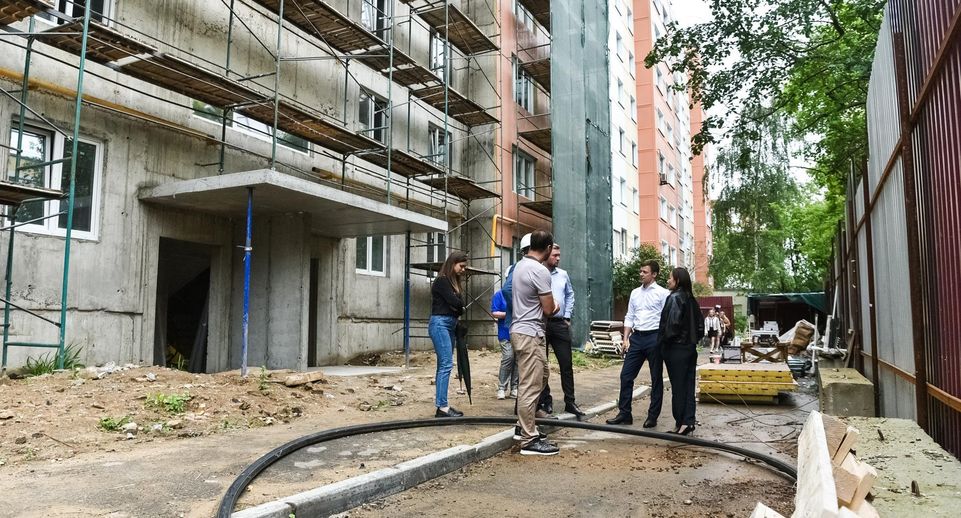 Восстановление дома в Балашихе после взрыва газа прошлой осенью завершится в 2024 году