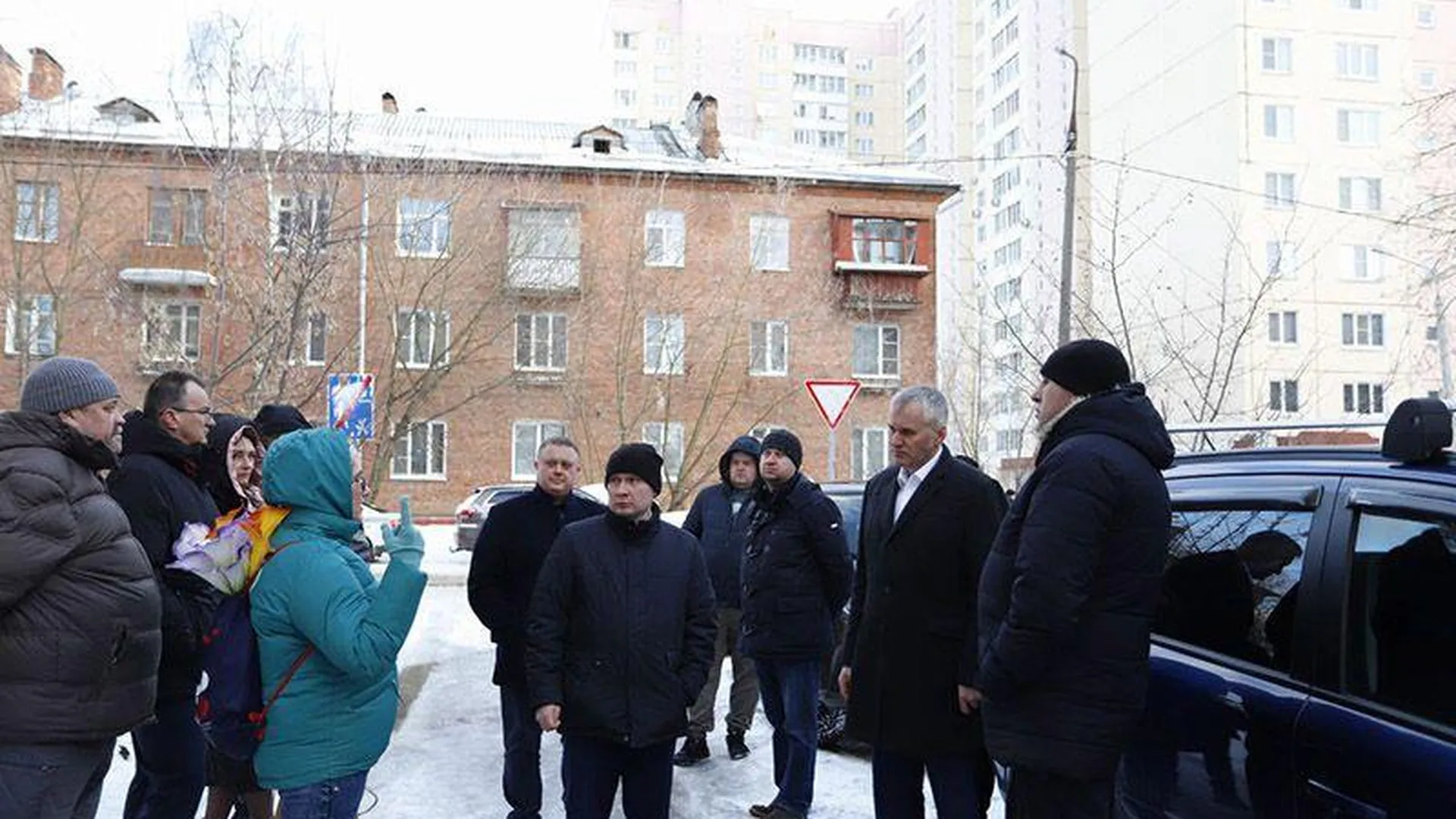 Глава Фрязино встретился с жителями улицы Ленина