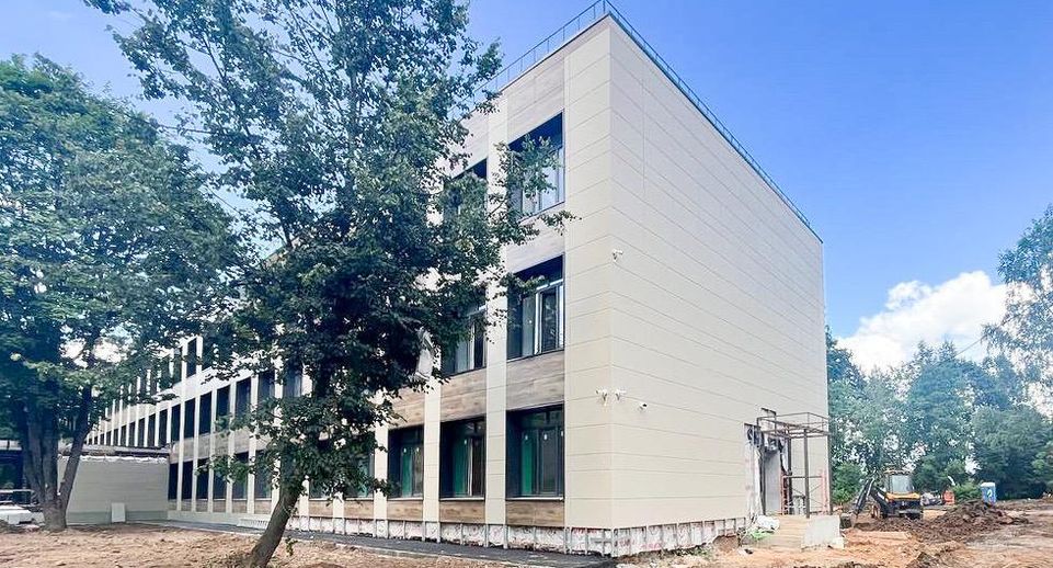 Капремонт Голицынской школы № 2 завершат в Больших Вяземах к осени