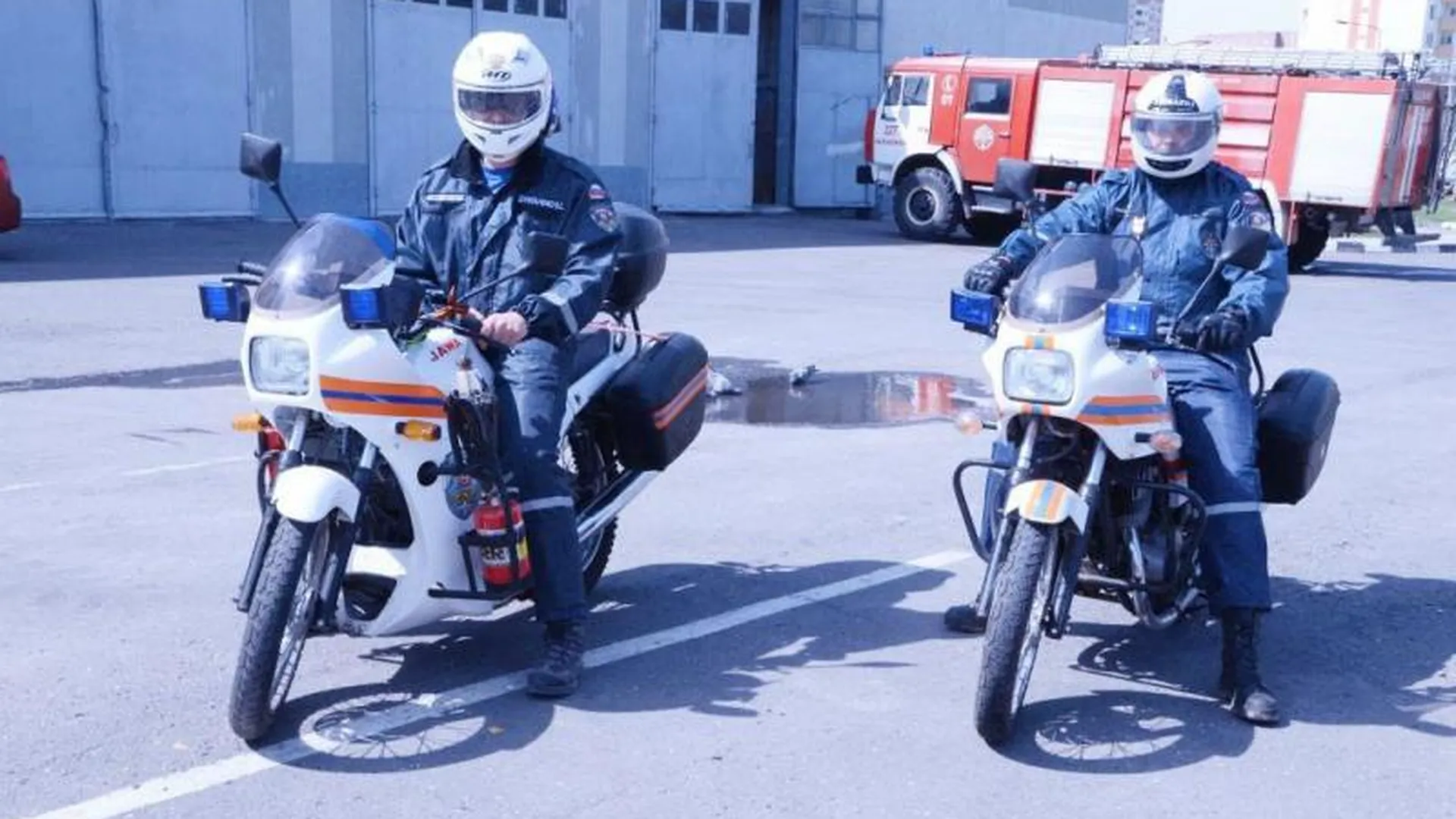 Спасатели на мотоциклах из МО совершили 50 выездов с начала сезона