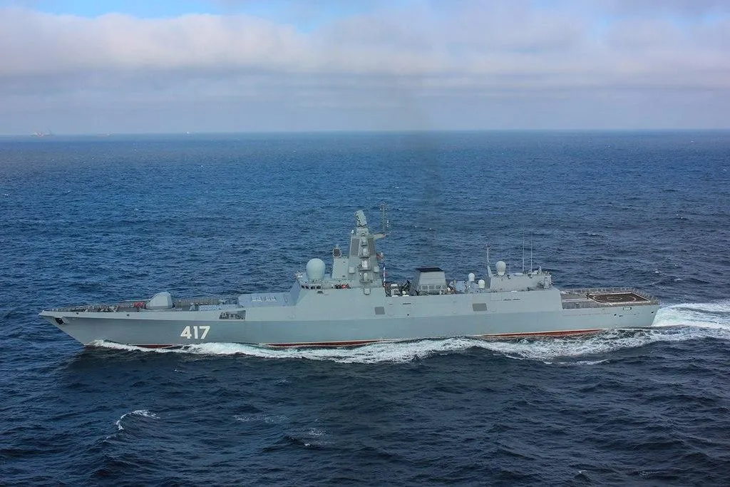 Фрегат «Адмирал флота Советского Союза Горшков» в 2018 году