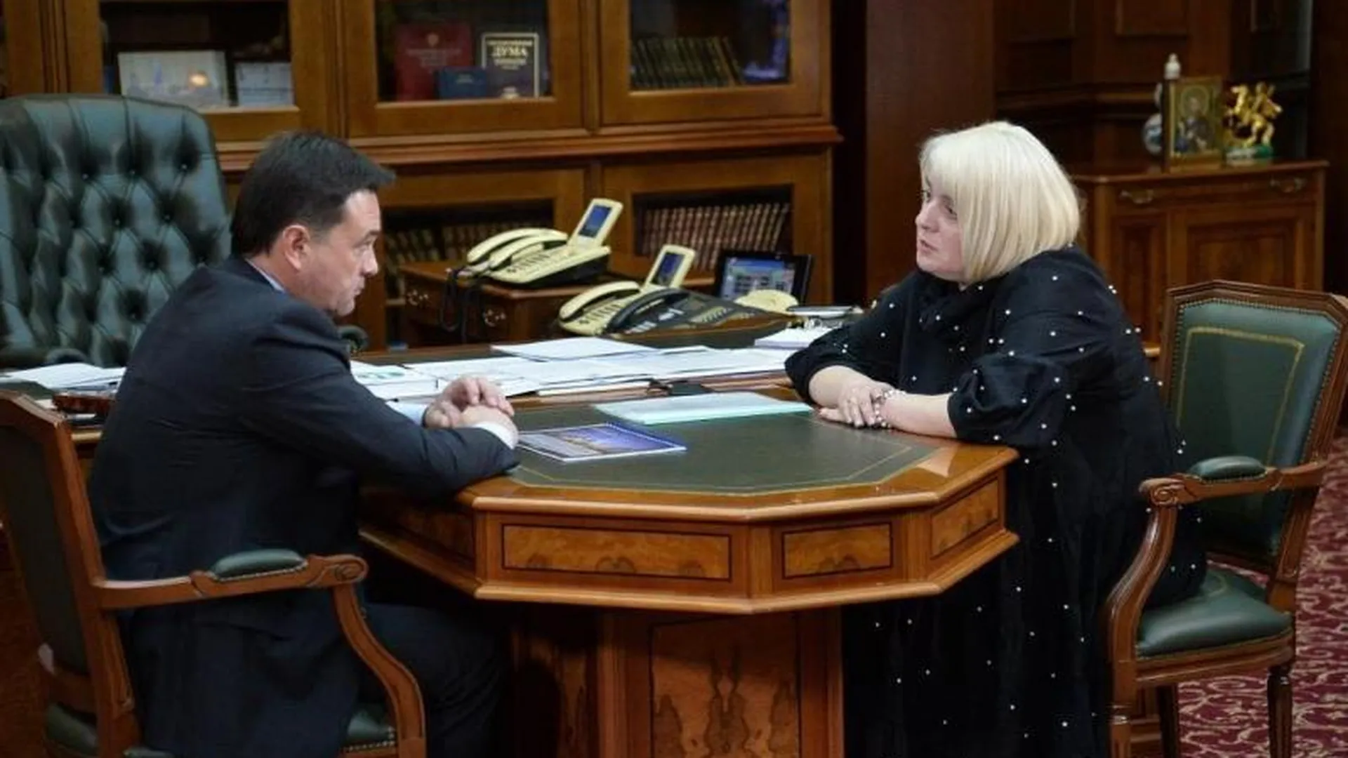 Врио главы Озер рассказала губернатору о планах по развитию муниципалитета
