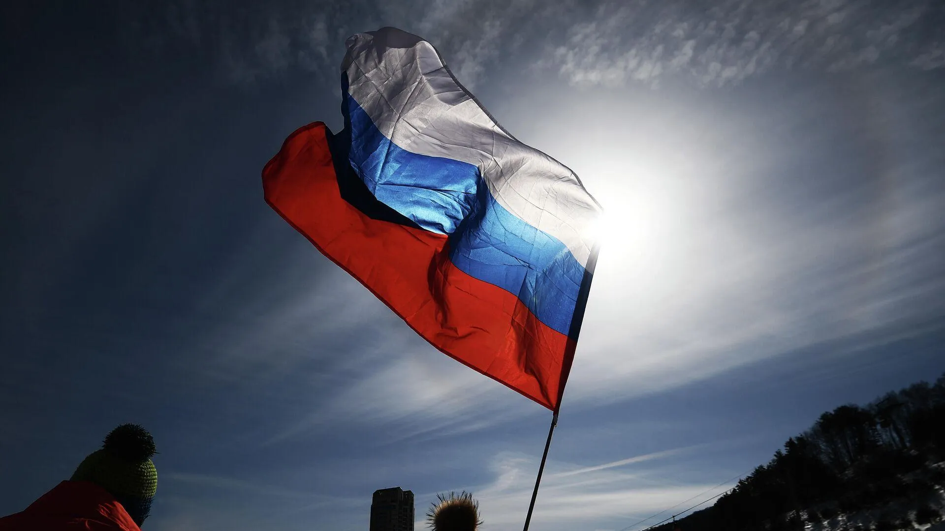 Российский флаг подняли над селом Работино