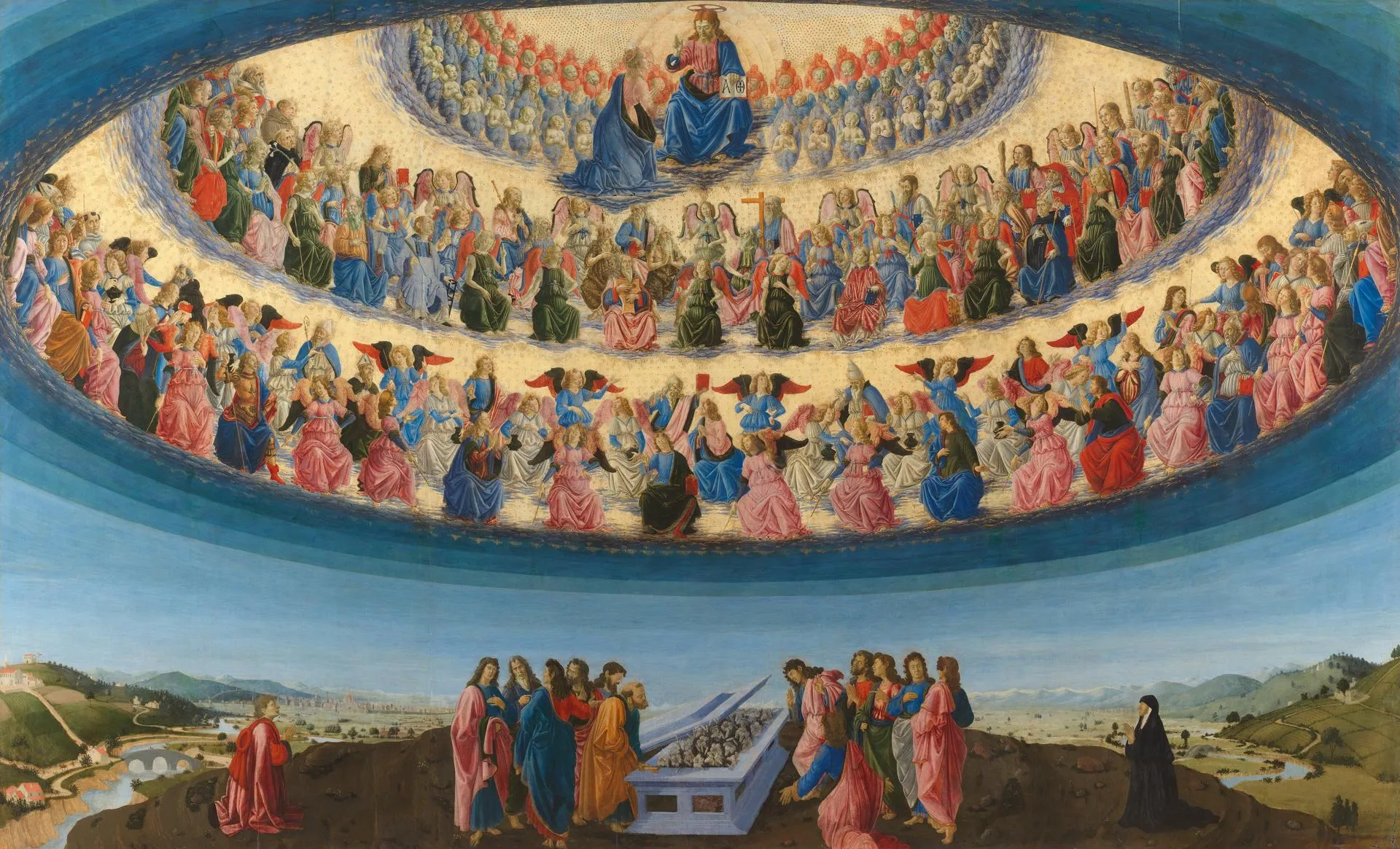 «Вознесение Девы Марии», Франческо Боттичини