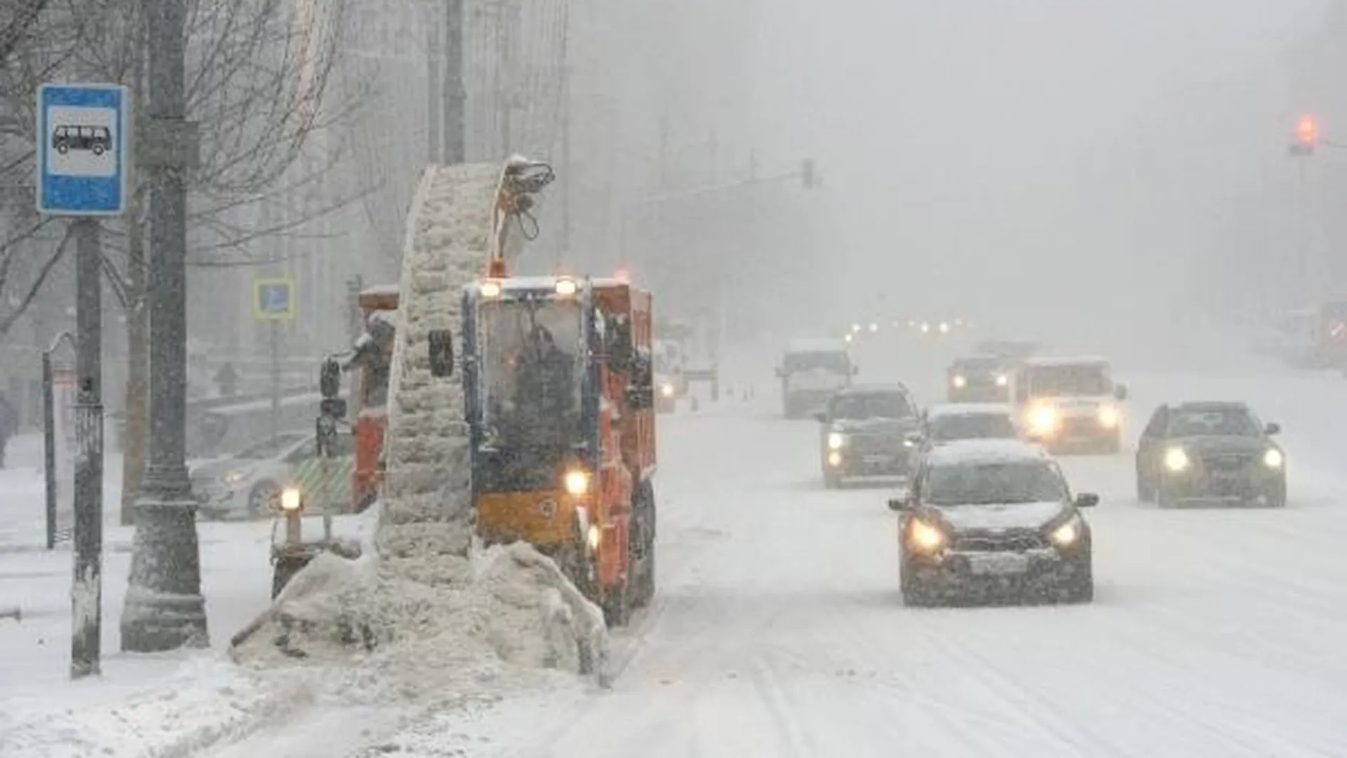 Губернатор поручил оперативно ликвидировать последствия снегопада в Подмосковье