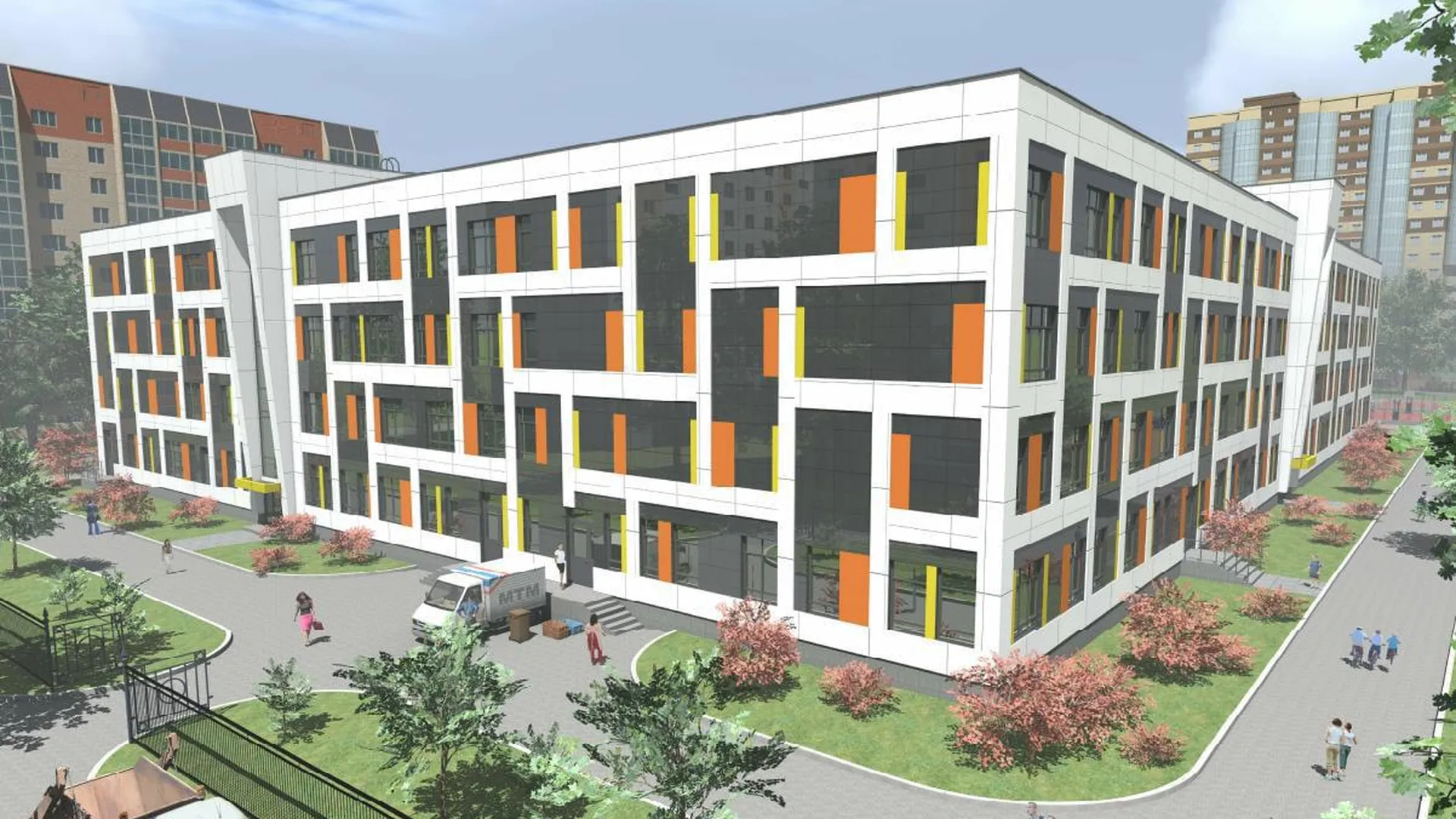 Проект новой школы на 825 мест в Люберцах