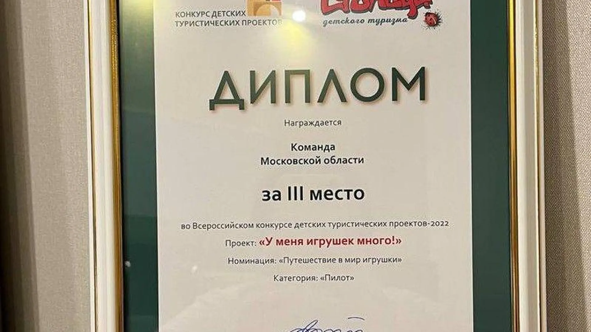 Подмосковье стало призером Всероссийского конкурса детских турпроектов