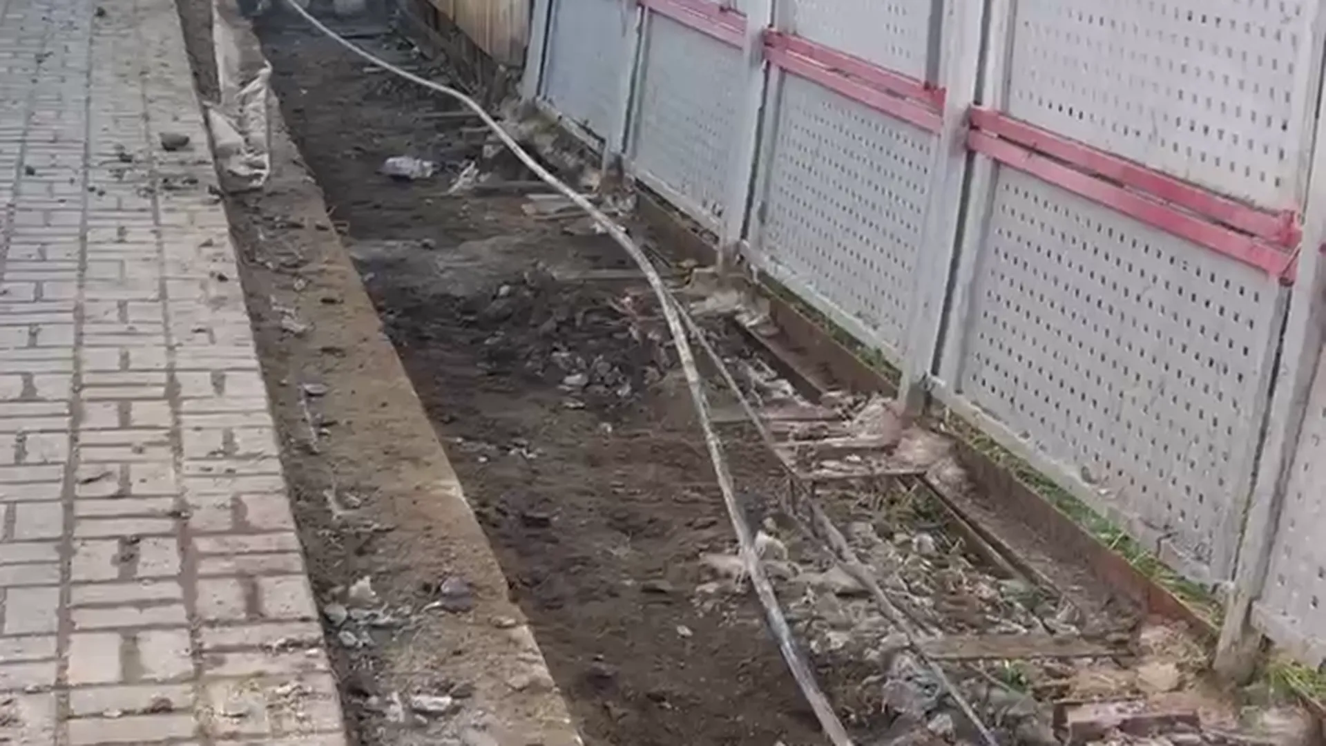 Появилось видео с места обнаружения гранаты под платформой в Раменском