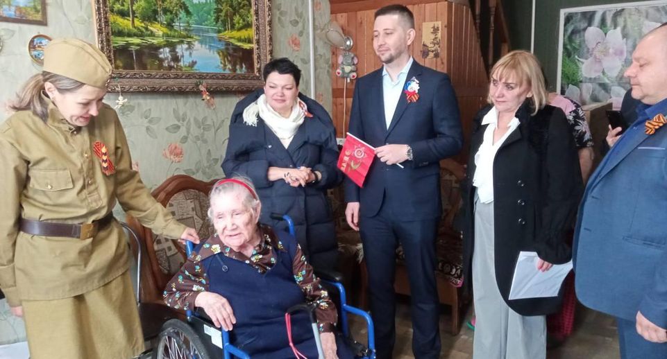 Ветеранов Солнечногорска поздравили с Днем Победы