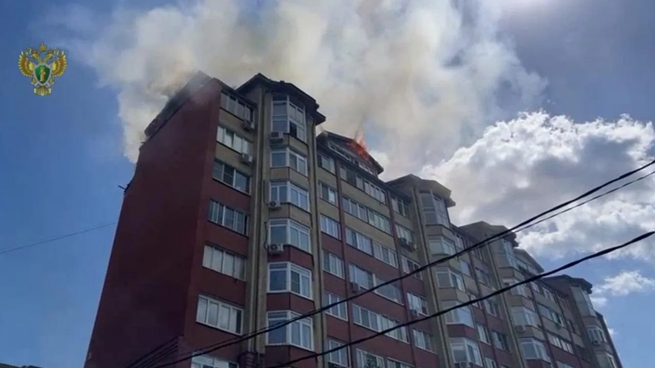 Установление всех обстоятельств пожара в многоэтажке Подольска находится на контроле прокуратуры