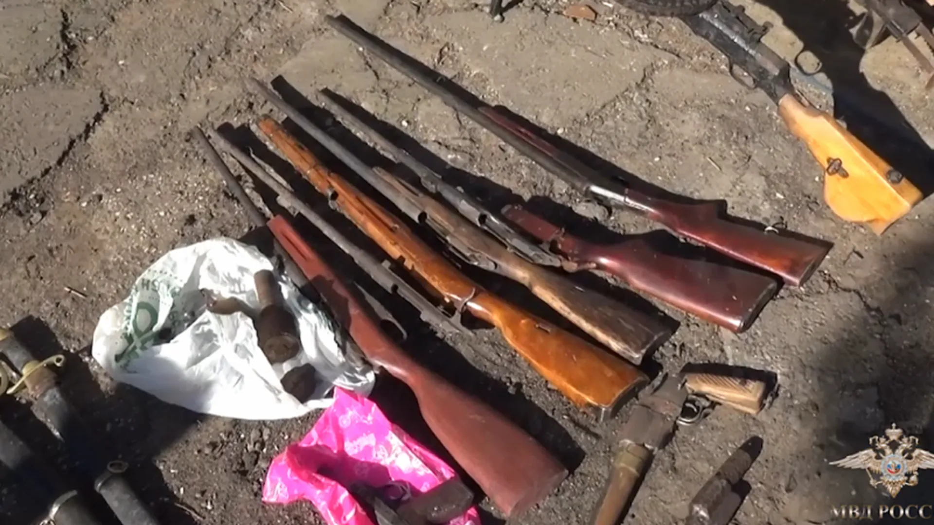 Арсенал оружия с пулеметом, гранатами и револьверами нашли у пенсионера в Дедовске