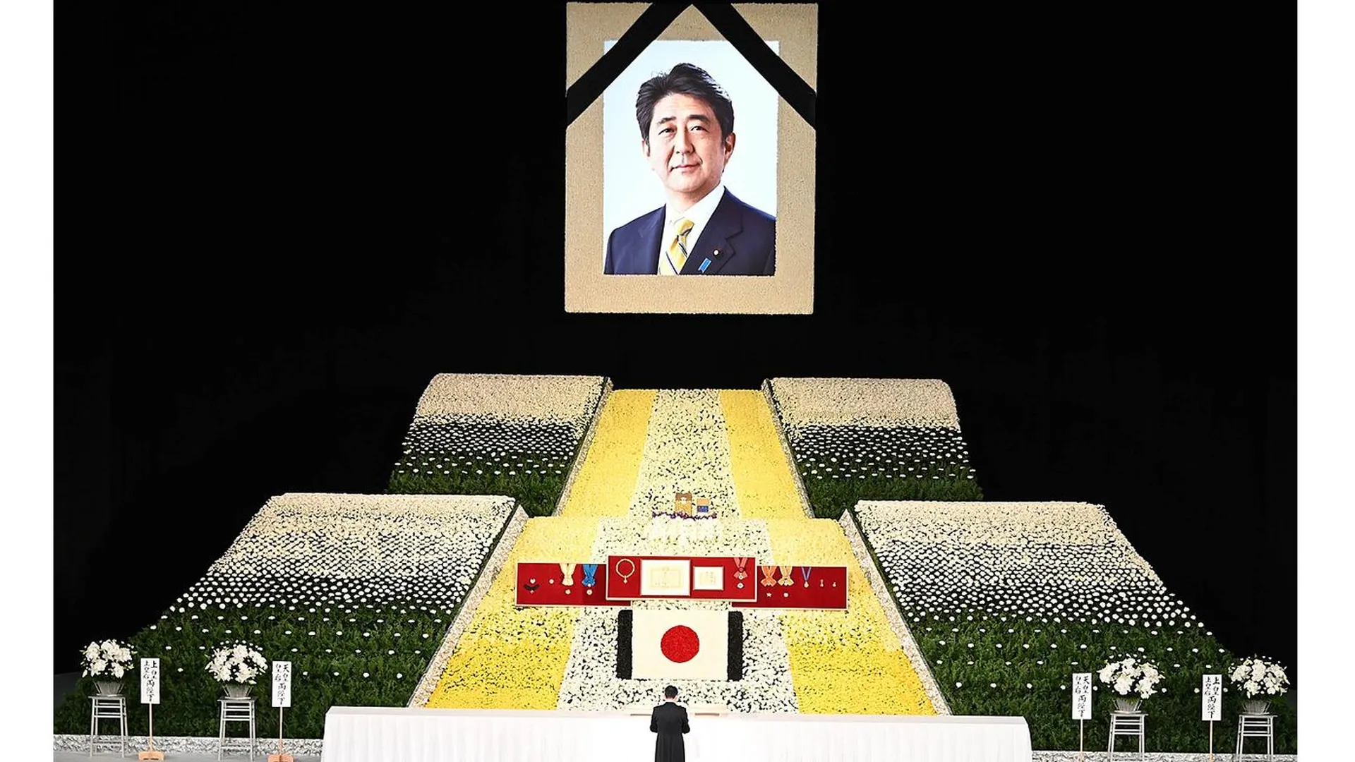 Церемония прощания с Синдзо Абэ