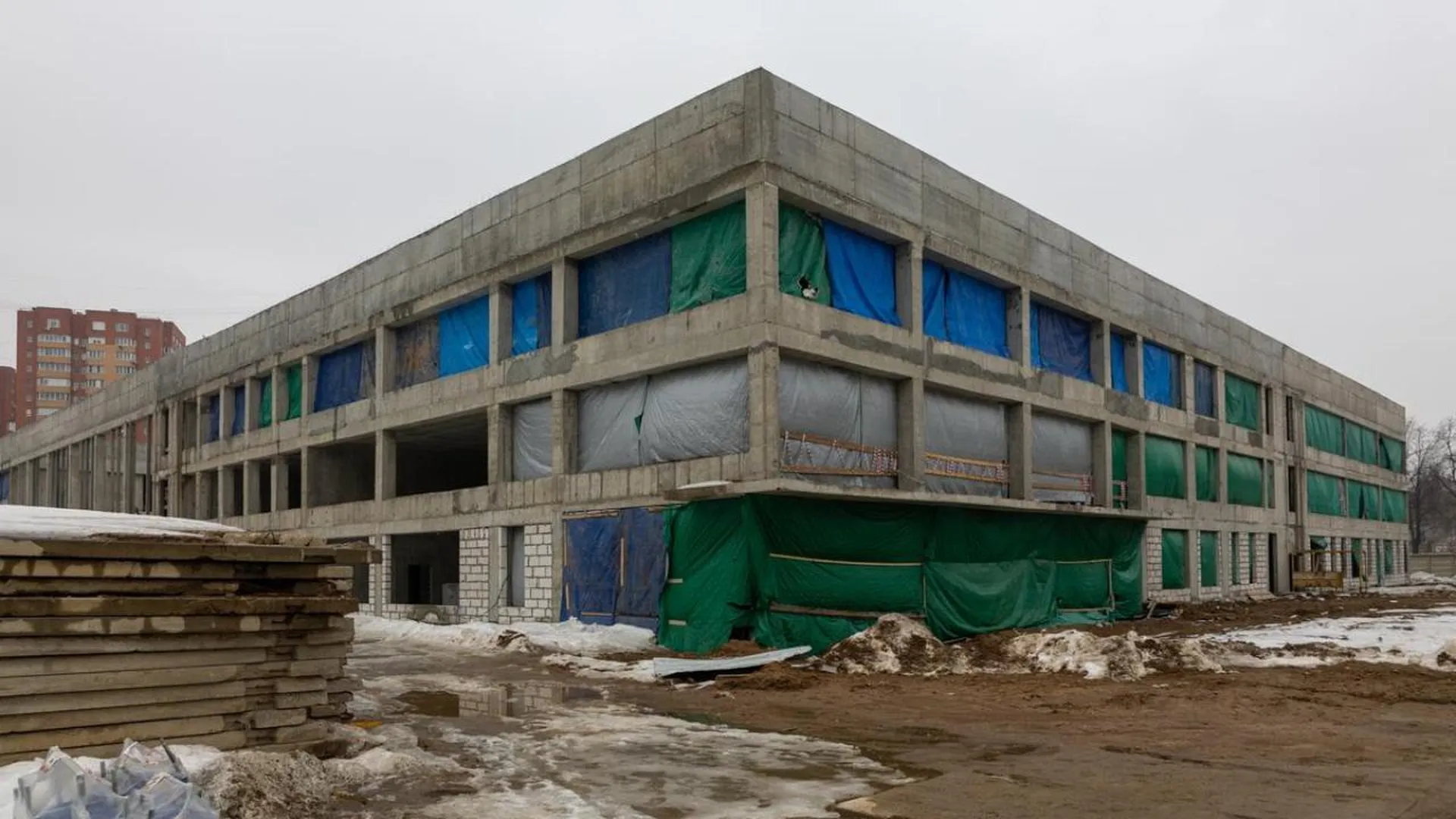 Готовность новой школы в подмосковном ЖК «Жулебино парк» составляет уже более 60 процентов