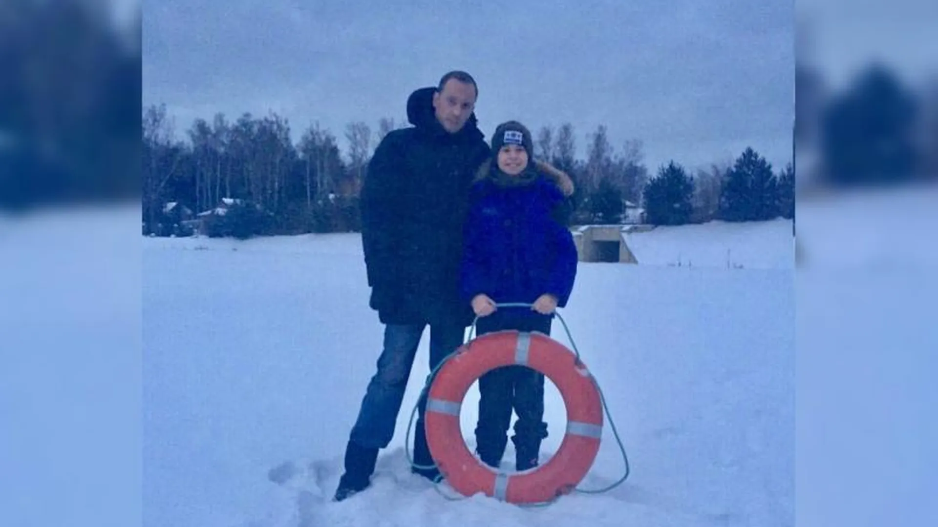 Четвероклашка спас человека, провалившегося под лед в деревне под Чеховом