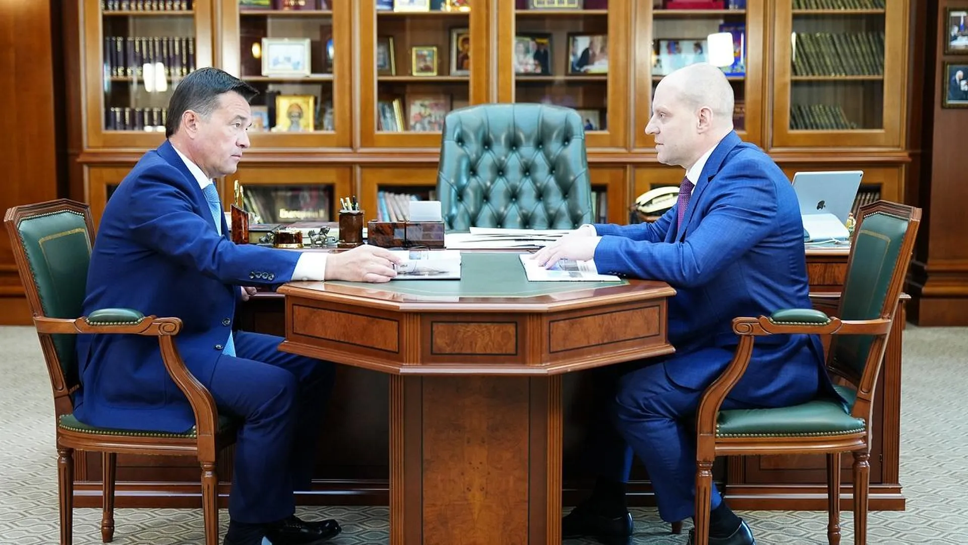 Губернатор Подмосковья провел встречу с главой городского округа Пушкинский