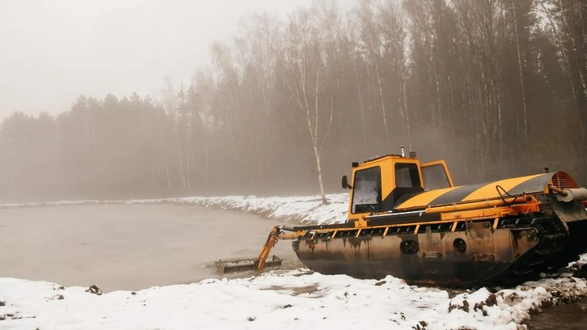 В Городском округе Пушкинский займутся расчисткой прудов