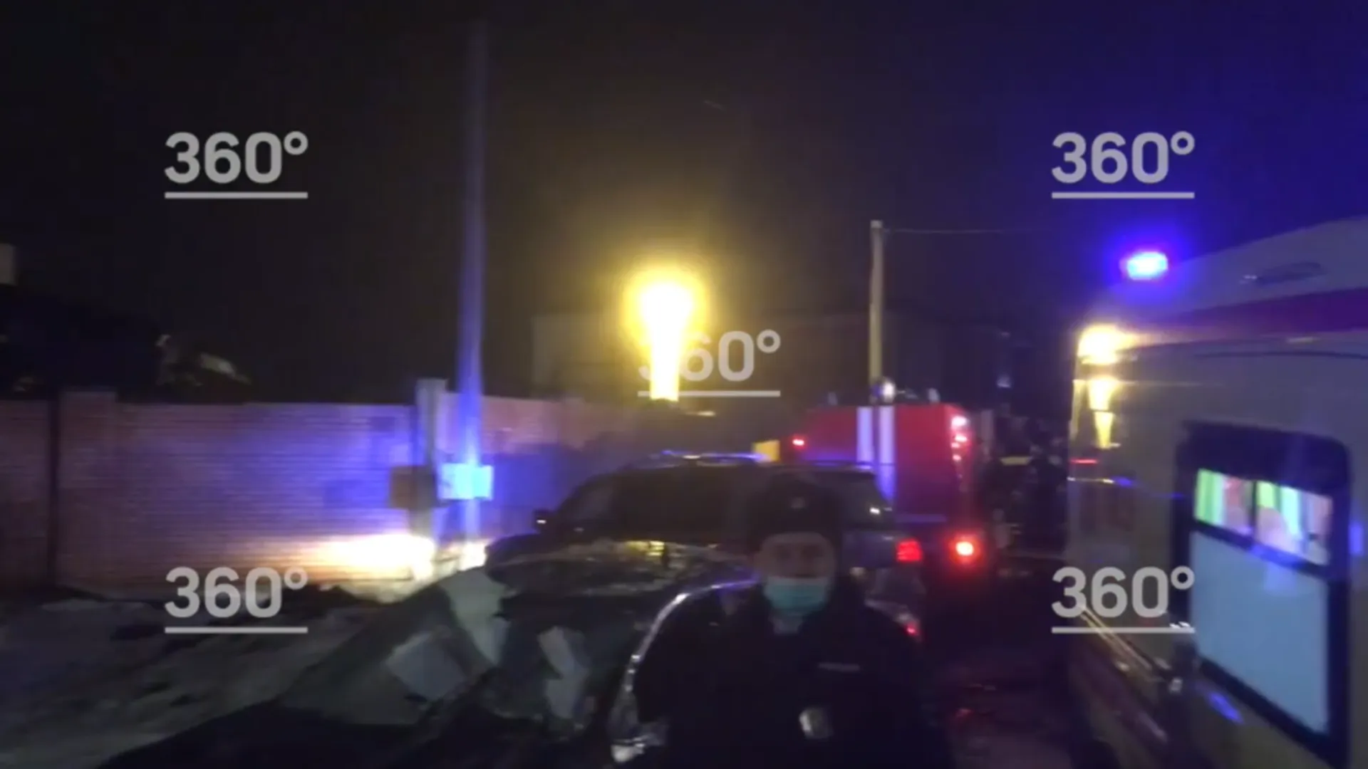 Появилось видео с места взрыва жилого дома в Новой Москве