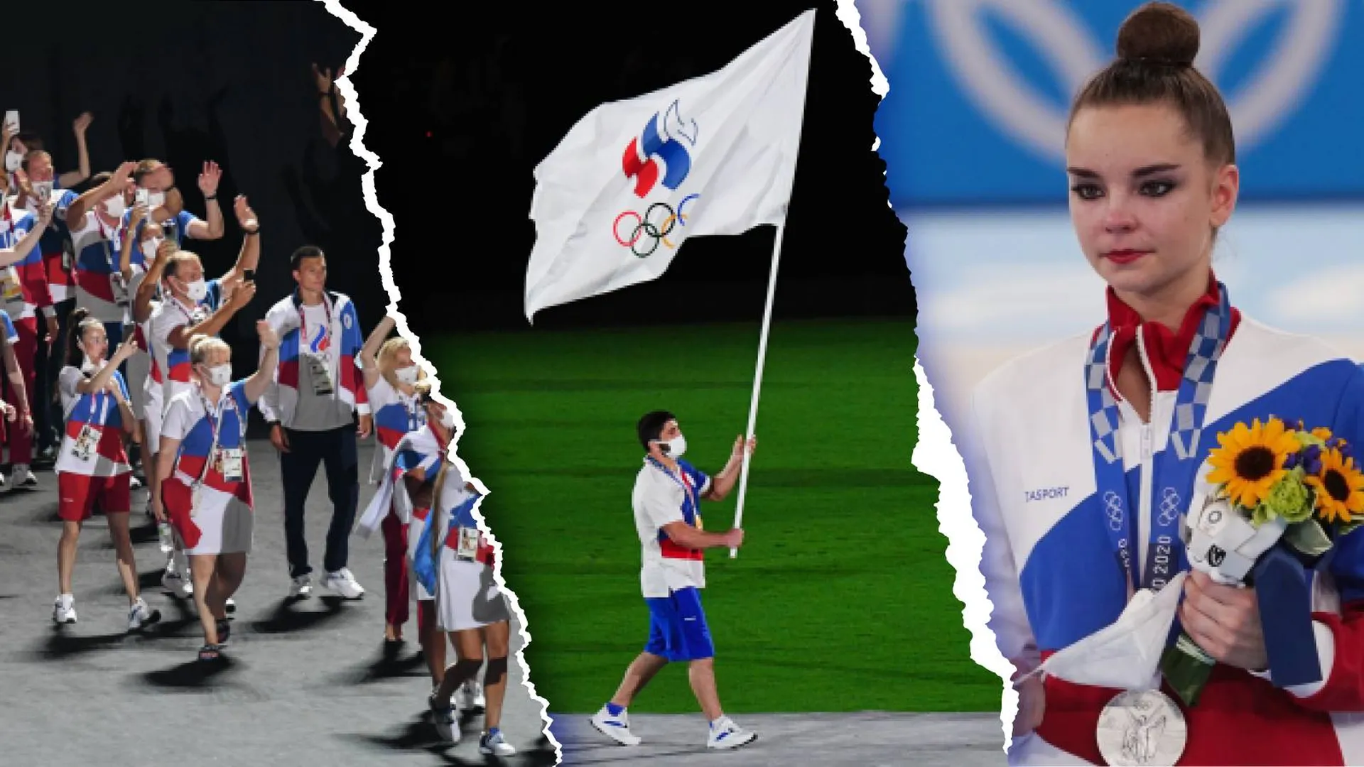 Коллаж из фото с Олимпиады-2020