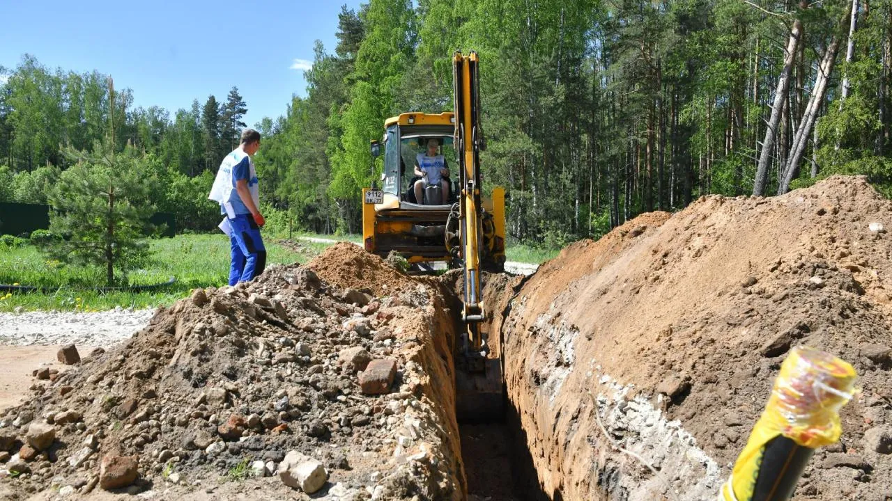 Газопроводы к ранее не газифицированным населенным пунктам строят в  Подмосковье