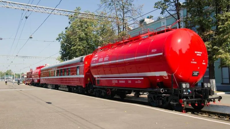 Пожарные поезда подготовили к жаркому летнему сезону в Подмосковье
