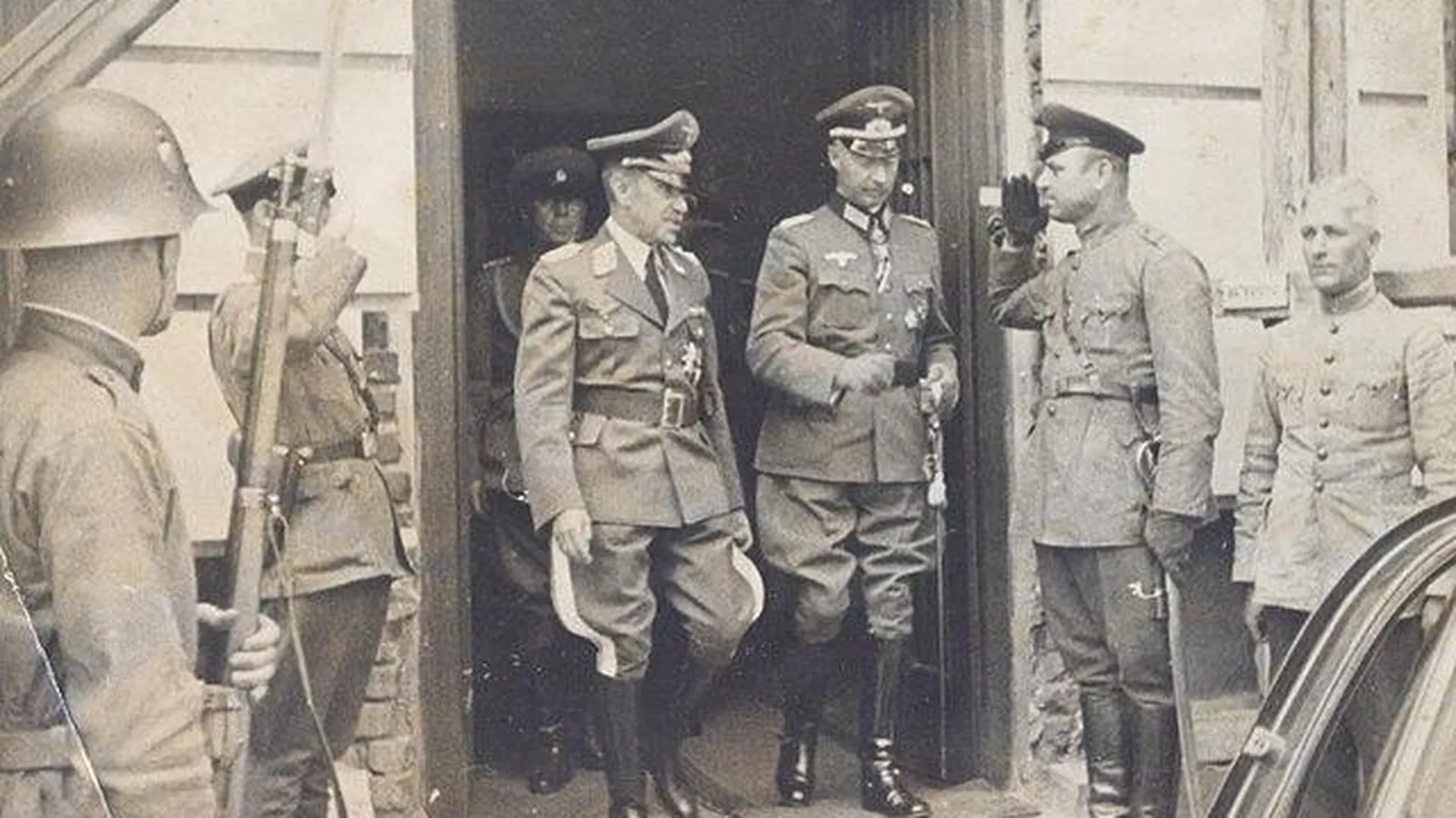 Офицеры немецкого вермахта в Болгарии в 1939 году