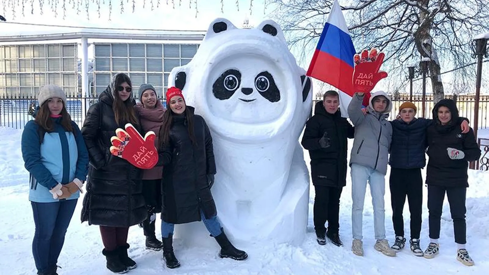 О снежном талисмане Олимпиады, сделанном в парке Жуковского, узнали в Китае