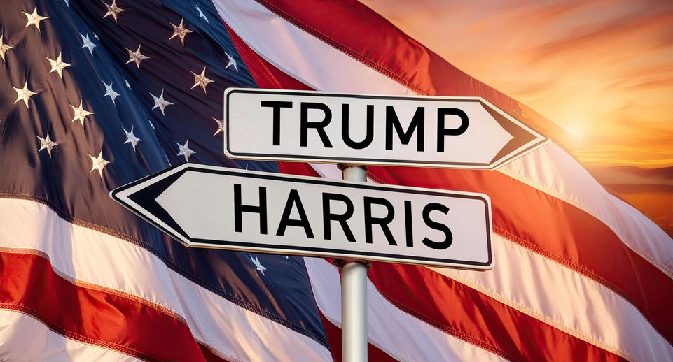 Политолог Марков назвал фальшивым опрос о поддержке кандидатур Трампа и Харрис