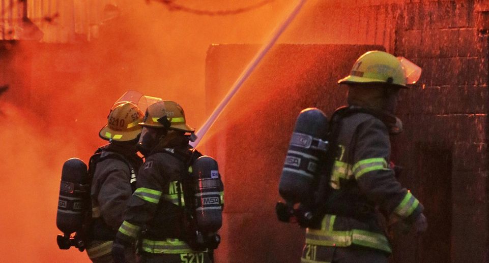 Пожар произошел в ТЦ Marywilska 44 в Варшаве