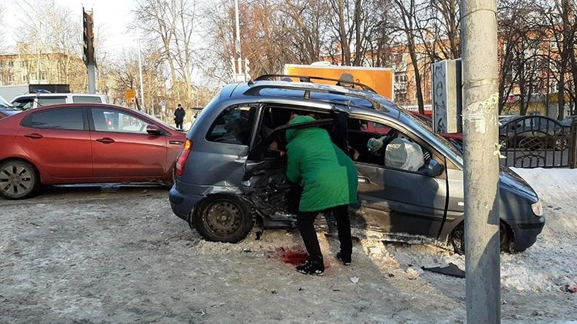 Двойное ДТП с участием трех автомобилей произошло в Сергиевом Посаде
