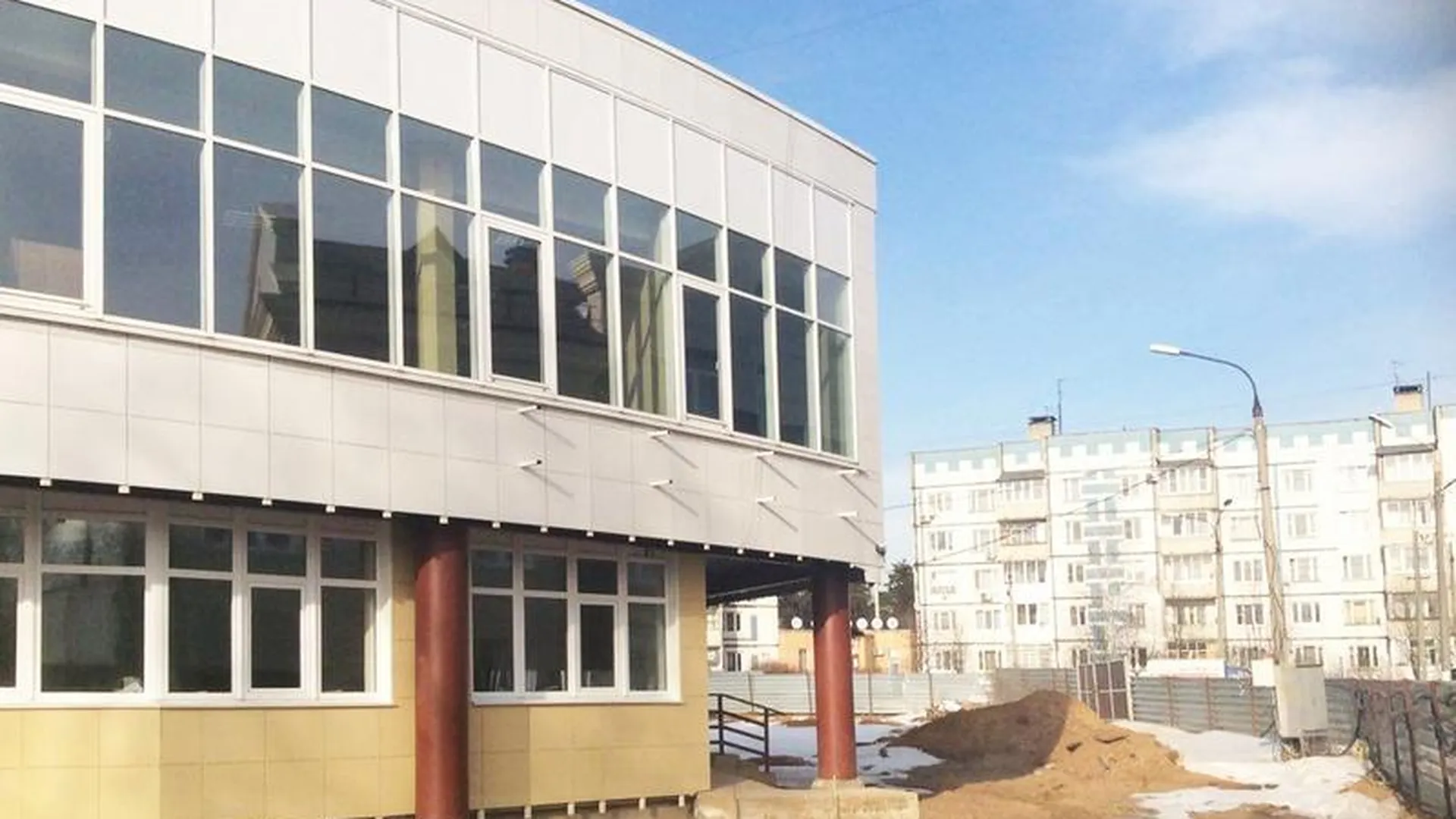 Два ФОКа в Красногорском районе строятся в графике