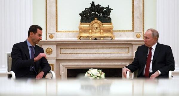 Президент Путин встретился в Кремле с сирийским коллегой Асадом
