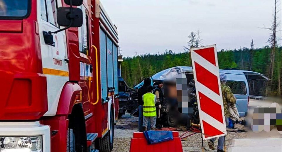 Один человек погиб и 10 пострадали в ДТП с микроавтобусом и фурой в Якутии