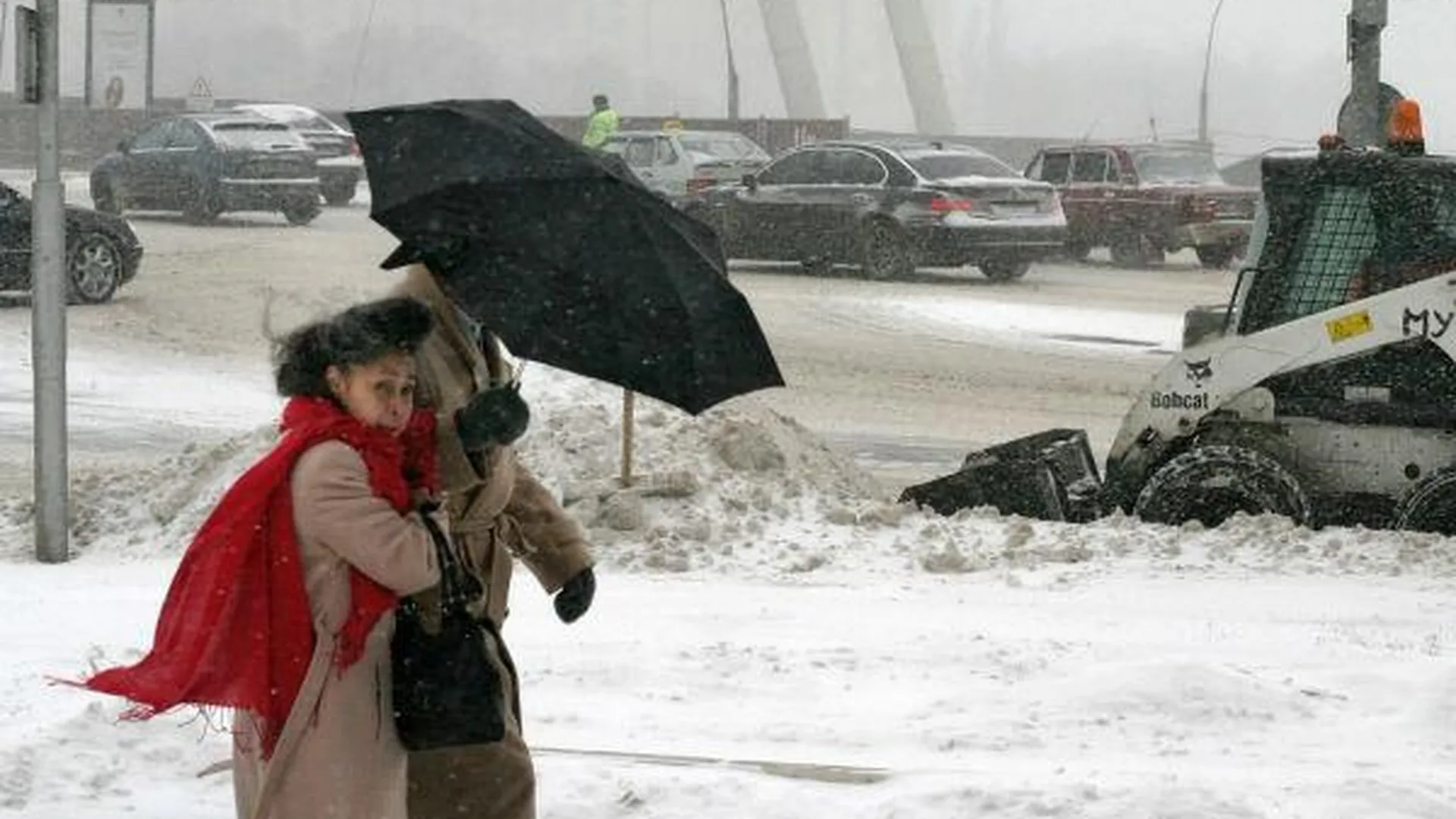 Порывистый ветер со снегом ожидается в Подмосковье в пятницу