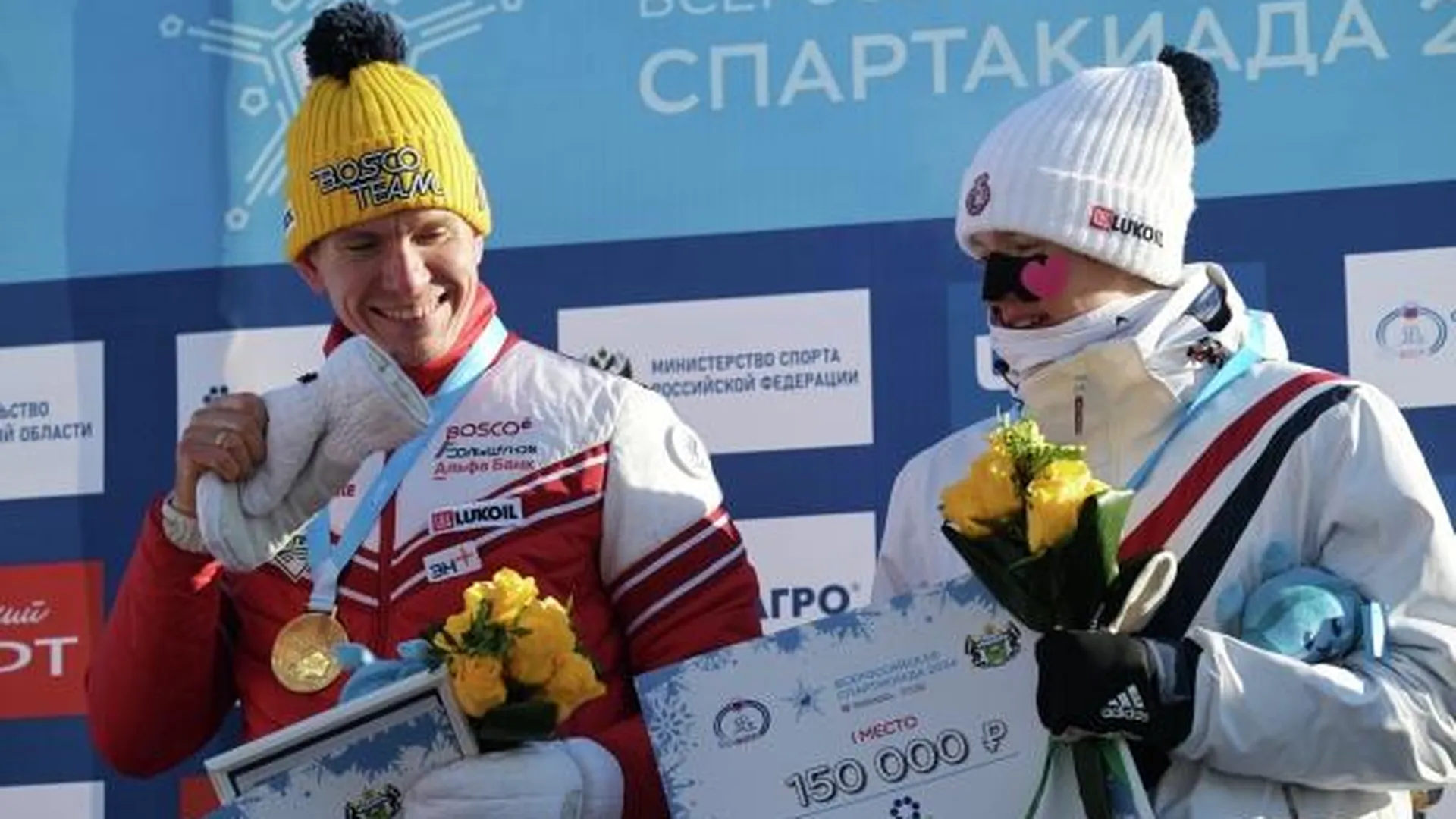 Большунов и Коростелев стали чемпионами России в командном спринте