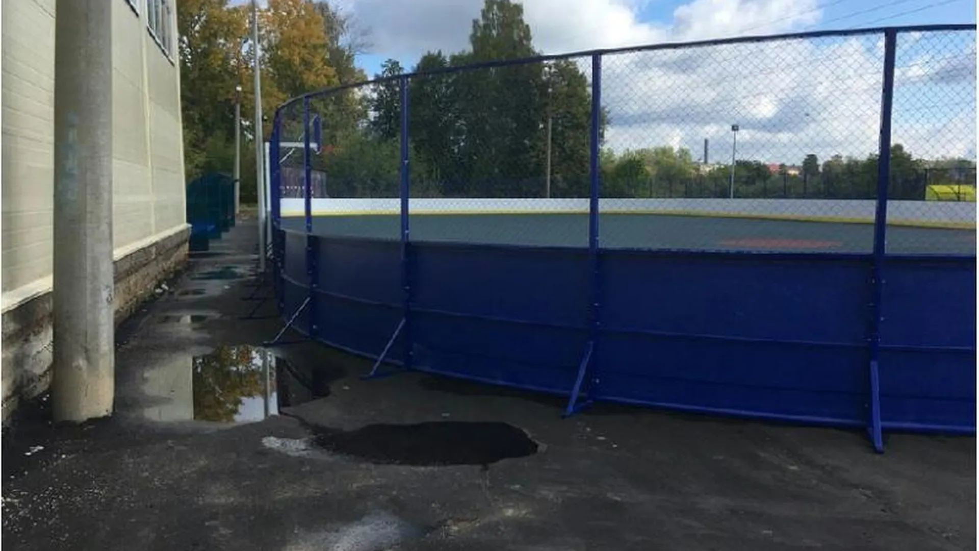 Хоккейная коробка откроется в октябре в Сергиево‐Посадском районе
