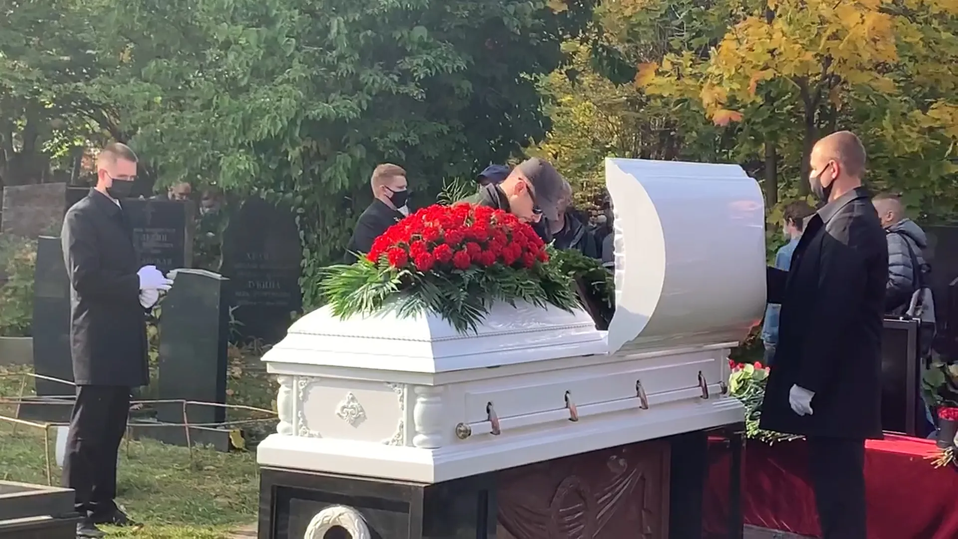 Опубликовано видео с похорон Тесака