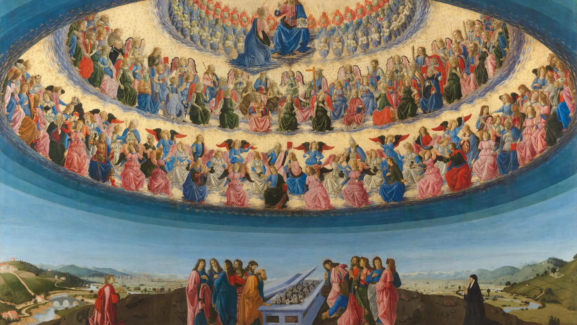 «Вознесение Девы Марии», Франческо Боттичини