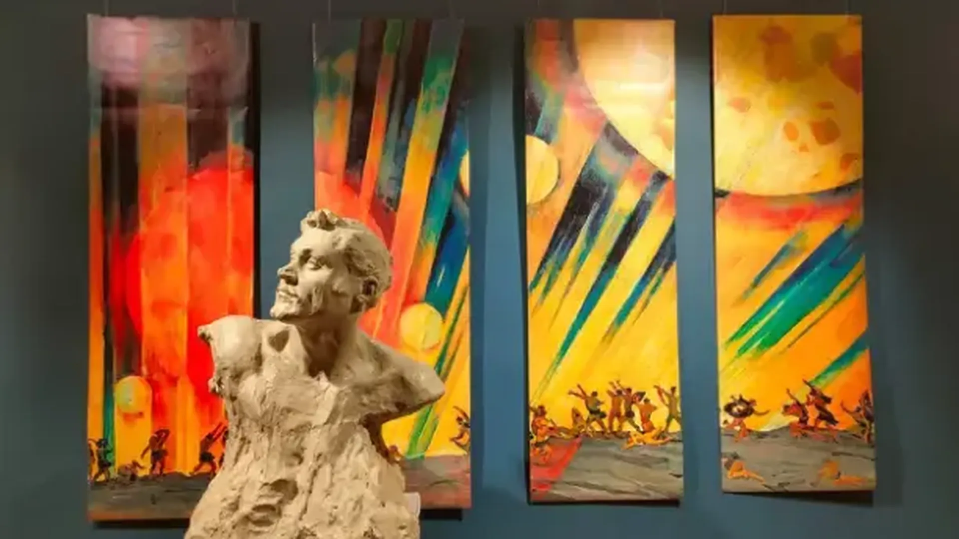 В подмосковной Балашихе открылась выставка знаменитого скульптора и живописца